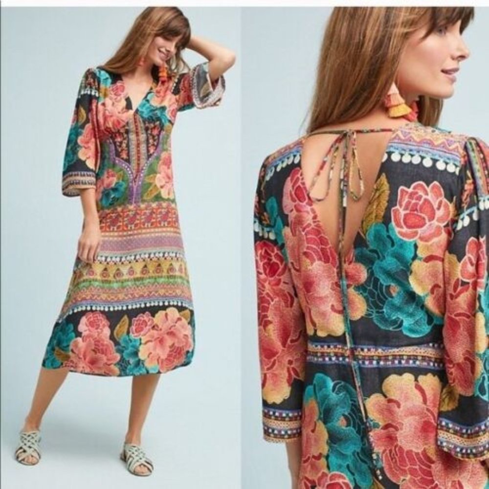Farm Rio / Anthropologie Rio De Janeiro Rosario Dress
